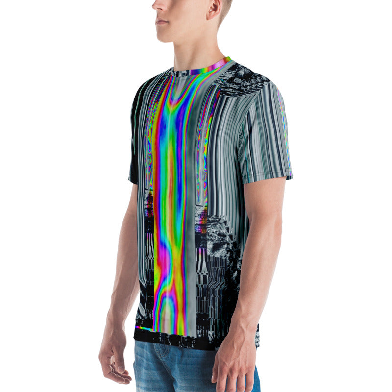 Chrome 64 Bit Glitch Men's T-shirt