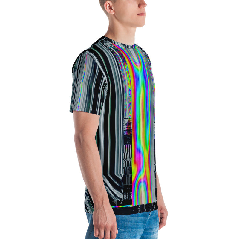 Chrome 64 Bit Glitch Men's T-shirt